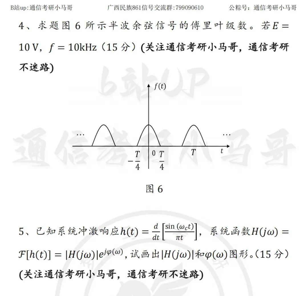 【23真题】官方出错题，复试不算分！信号学不好，就考它！