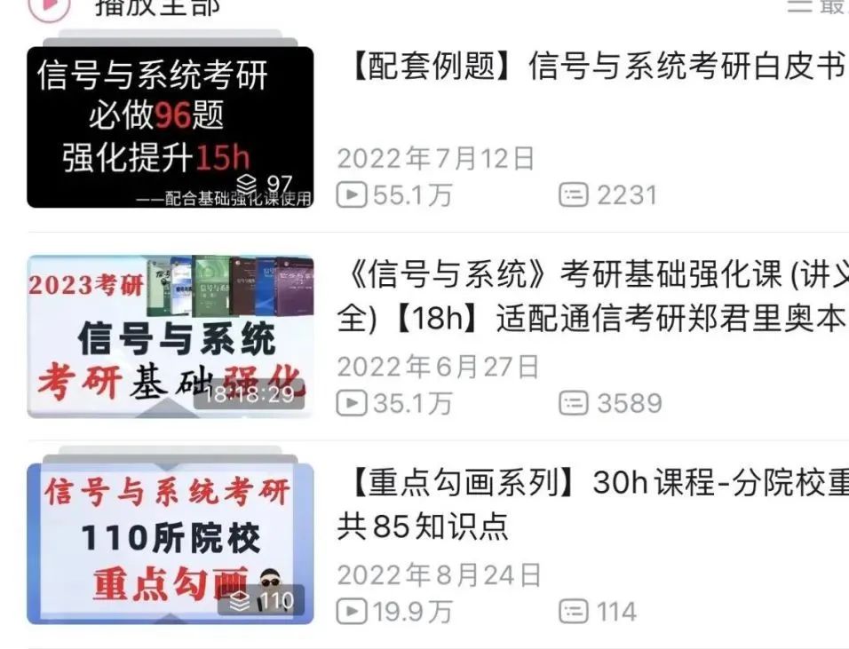 【西北工业887】信号与系统考研配套30h课程-重点知识点勾画(讲义齐全)-西北工业大学
