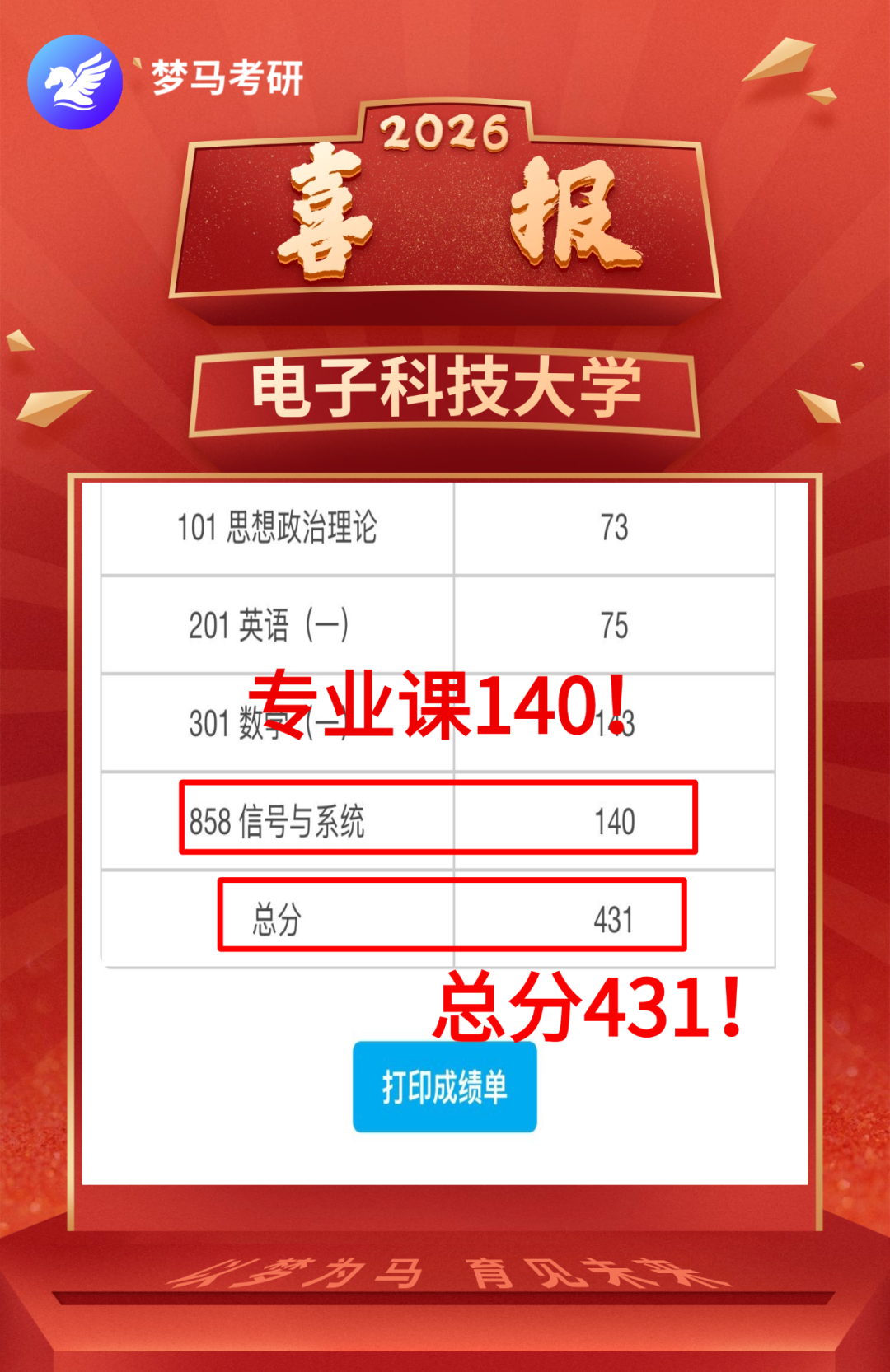 喜报!