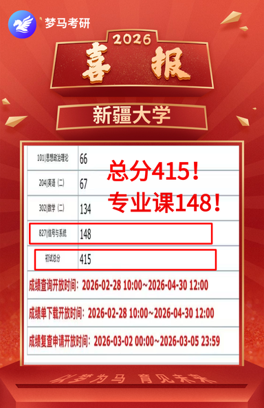 【梦马班】27信号与系统全程班开课啦!
